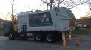 City of Oberlin refuse truck